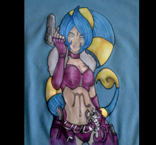 Camiseta Chica escorpión